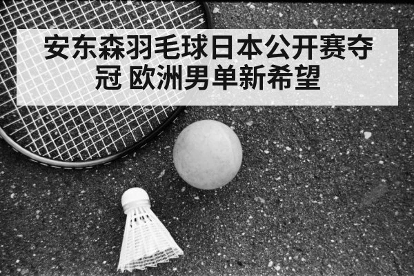 安东森羽毛球日本公开赛夺冠 欧洲男单新希望